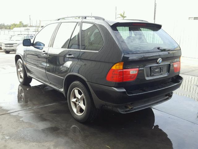 5UXFA53573LP27844 - 2003 BMW X5 3.0I BLACK photo 3