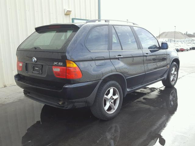 5UXFA53573LP27844 - 2003 BMW X5 3.0I BLACK photo 4