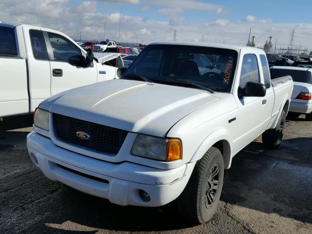 1FTYR44U32PA07046 - 2002 FORD RANGER SUP WHITE photo 2