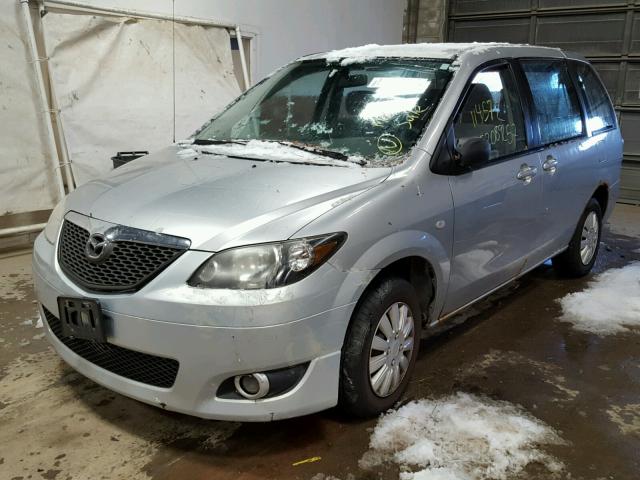 JM3LW28A360564567 - 2006 MAZDA MPV WAGON SILVER photo 2