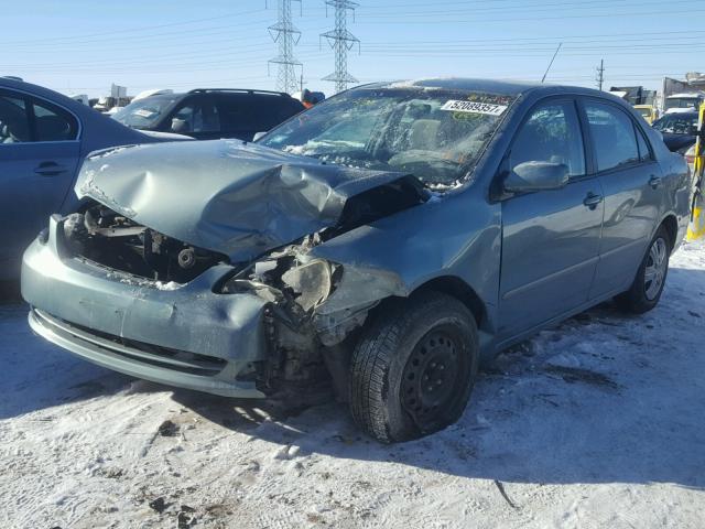 1NXBR32E45Z371487 - 2005 TOYOTA COROLLA CE GREEN photo 2