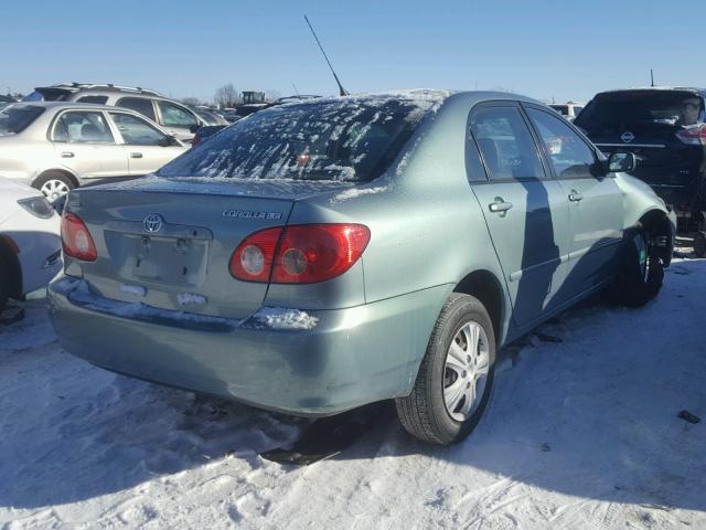 1NXBR32E45Z371487 - 2005 TOYOTA COROLLA CE GREEN photo 4