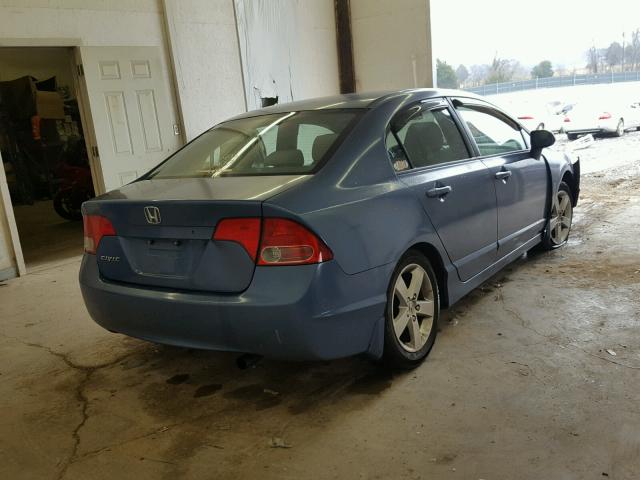 2HGFA16887H508492 - 2007 HONDA CIVIC EX ლურჯი ფოტო 4