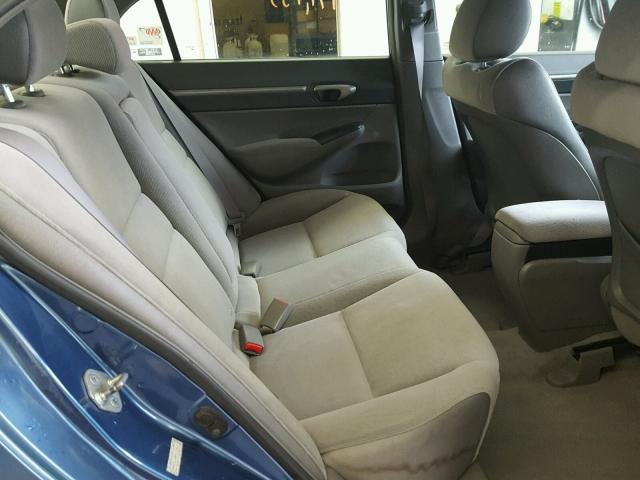 2HGFA16887H508492 - 2007 HONDA CIVIC EX ლურჯი ფოტო 6