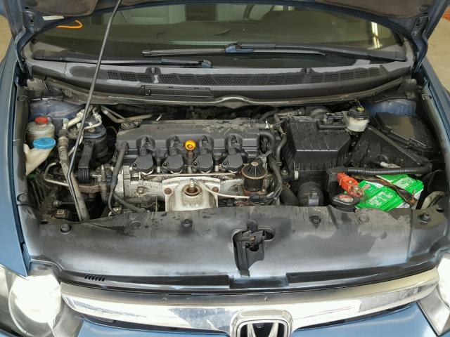 2HGFA16887H508492 - 2007 HONDA CIVIC EX ლურჯი ფოტო 7