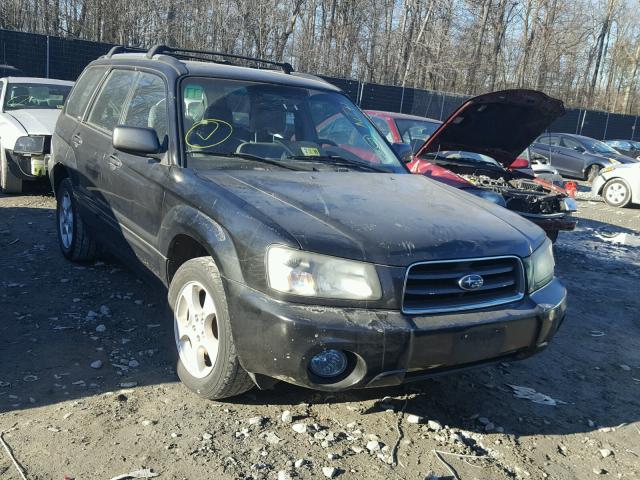 JF1SG65633H711661 - 2003 SUBARU FORESTER 2 BLACK photo 1