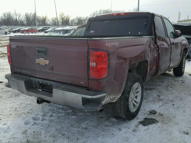 1GCVKREC4GZ377931 - 2016 CHEVROLET SILVERADO MAROON photo 4