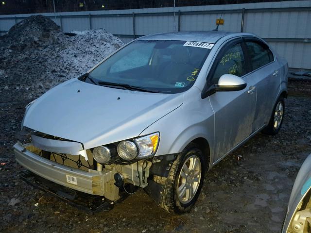 1G1JC5SH6C4114280 - 2012 CHEVROLET SONIC LT SILVER photo 2