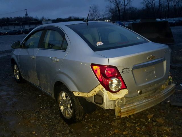 1G1JC5SH6C4114280 - 2012 CHEVROLET SONIC LT SILVER photo 3