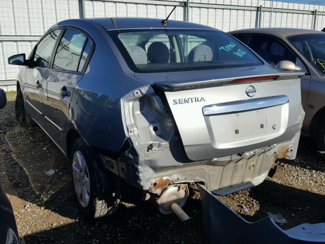 3N1AB6AP7CL762295 - 2012 NISSAN SENTRA 2.0 SILVER photo 3