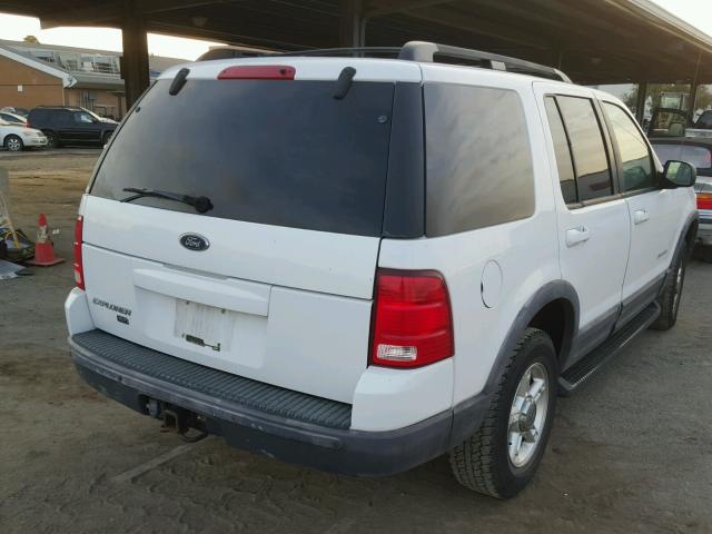 1FMDU63E42ZB93943 - 2002 FORD EXPLORER X WHITE photo 4