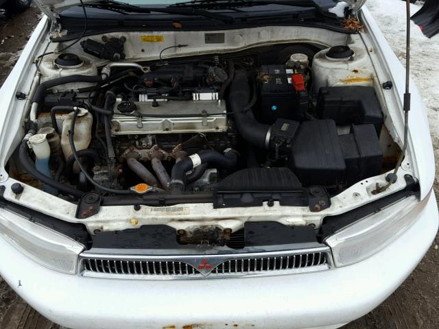 4A3AA46G9YE070749 - 2000 MITSUBISHI GALANT ES WHITE photo 7