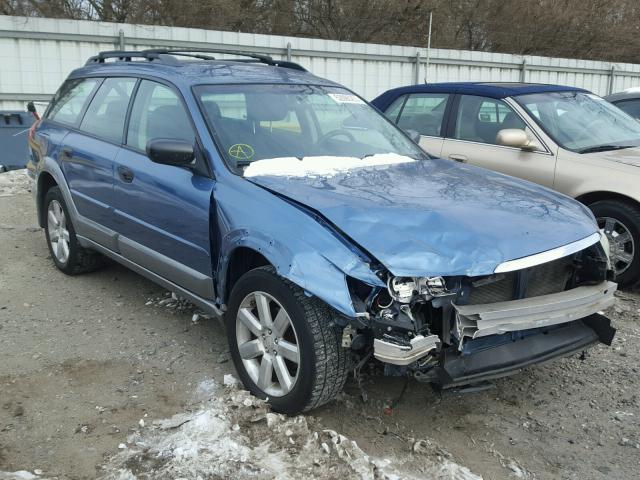 4S4BP61C687338288 - 2008 SUBARU OUTBACK 2. BLUE photo 1