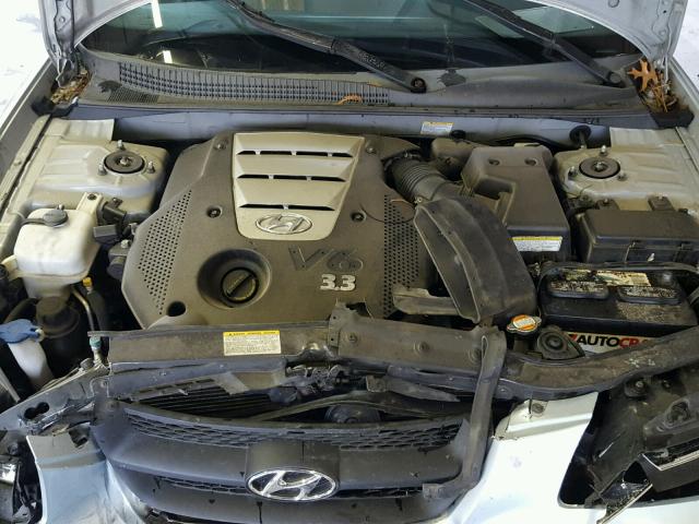 5NPEU46F46H080170 - 2006 HYUNDAI SONATA GLS BLUE photo 7