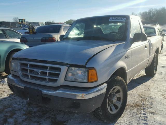 1FTYR10D52PB61245 - 2002 FORD RANGER SILVER photo 2