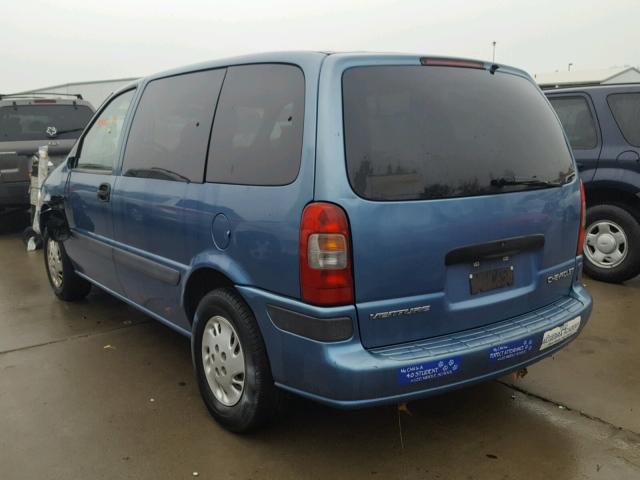 1GNDU06EXXD231829 - 1999 CHEVROLET VENTURE BLUE photo 3