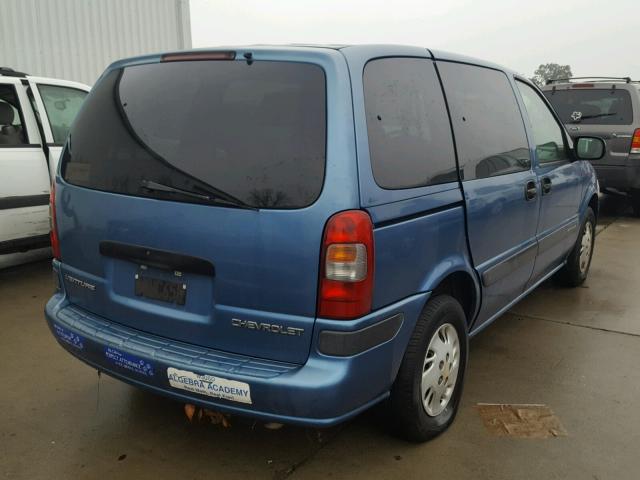 1GNDU06EXXD231829 - 1999 CHEVROLET VENTURE BLUE photo 4