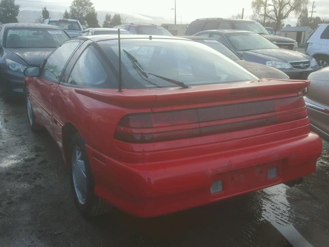 4A3CT64U5LE026103 - 1990 MITSUBISHI ECLIPSE GS RED photo 3