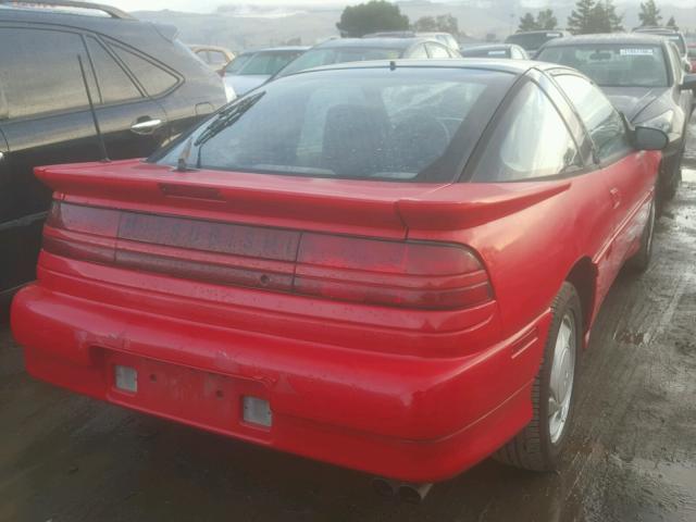 4A3CT64U5LE026103 - 1990 MITSUBISHI ECLIPSE GS RED photo 4