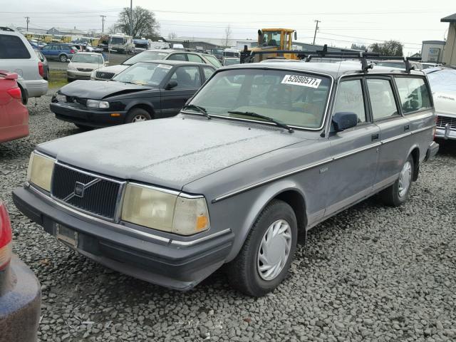 YV1AX8851K1823803 - 1989 VOLVO 245 DL SILVER photo 2