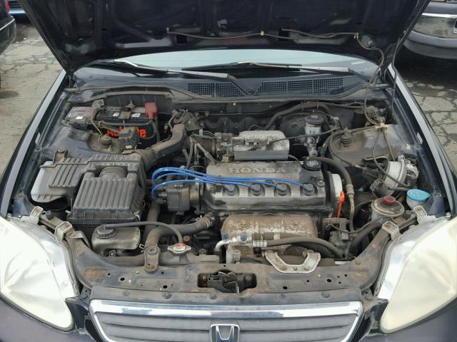 2HGEJ8640XH530682 - 1999 HONDA CIVIC EX 黑色 照片 7