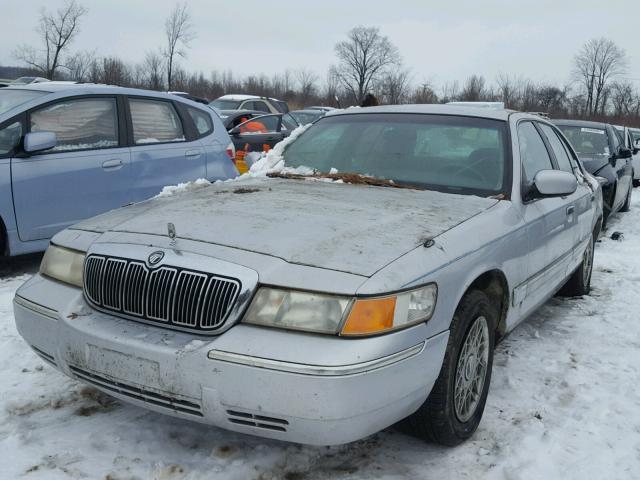 2MEFM74W9WX632879 - 1998 MERCURY GRAND MARQ BLUE photo 2