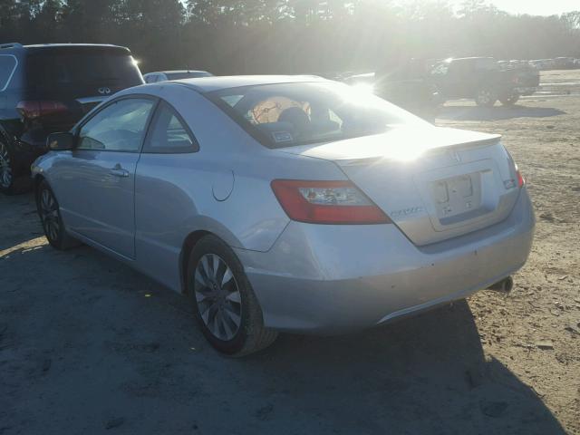 2HGFG12899H528189 - 2009 HONDA CIVIC EX SILVER photo 3