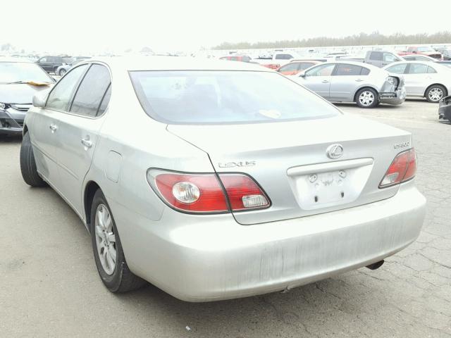 JTHBF30GX36003543 - 2003 LEXUS ES 300 SILVER photo 3