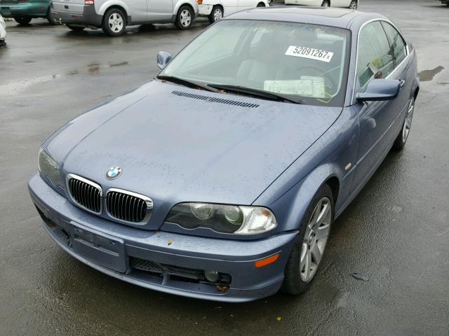 WBABN334X2PG59305 - 2002 BMW 325 CI BLUE photo 2