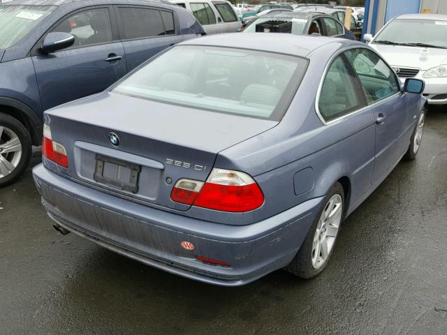 WBABN334X2PG59305 - 2002 BMW 325 CI BLUE photo 4