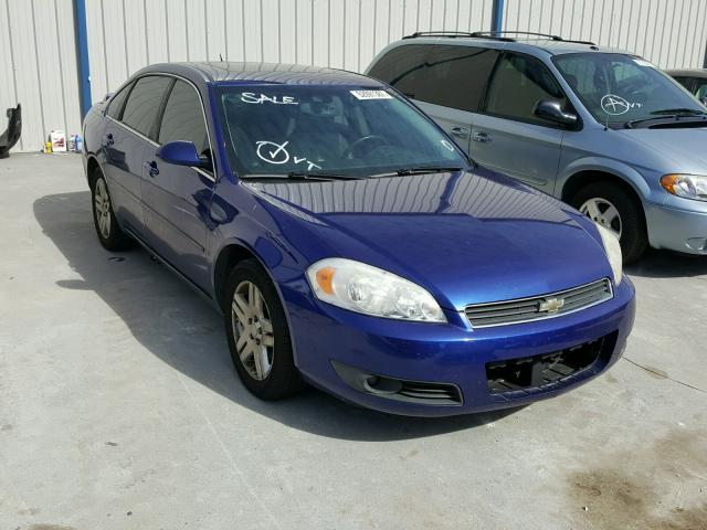 2G1WC58RX79130751 - 2007 CHEVROLET IMPALA LT BLUE photo 1