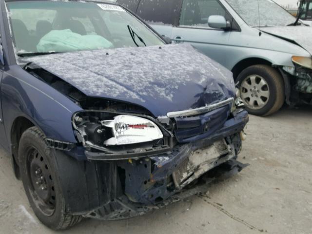 1HGES26863L022369 - 2003 HONDA CIVIC EX BLUE photo 9