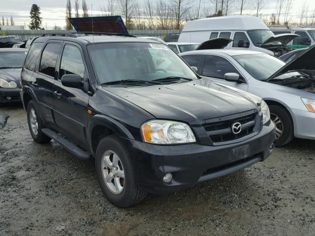 4F2CZ94125KM09350 - 2005 MAZDA TRIBUTE S BLACK photo 1