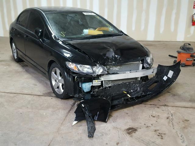 2HGFA16639H516243 - 2009 HONDA CIVIC BLACK photo 1