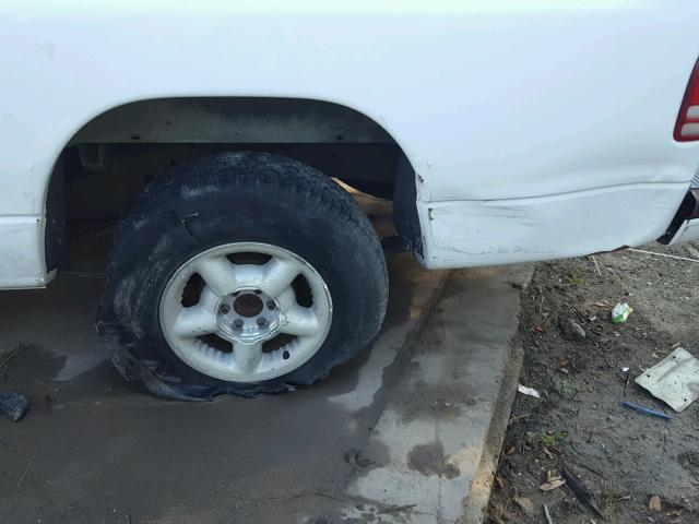 1B7FL22P5WS592046 - 1998 DODGE DAKOTA WHITE photo 9