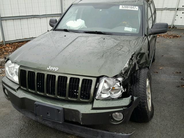 1J8HR48N37C689355 - 2007 JEEP GRAND CHER GREEN photo 2