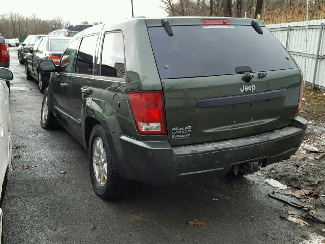 1J8HR48N37C689355 - 2007 JEEP GRAND CHER GREEN photo 3