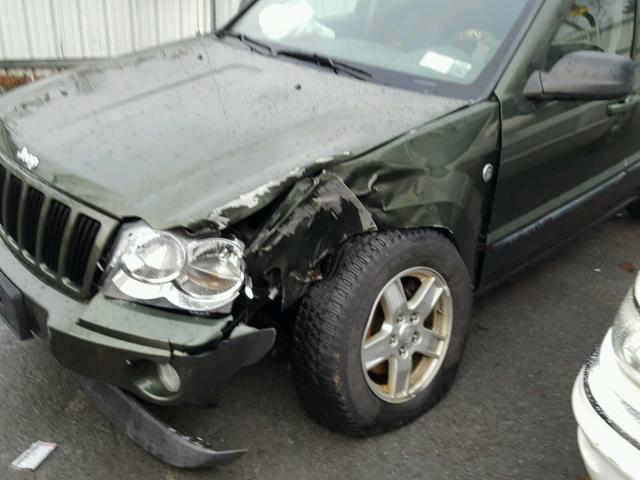 1J8HR48N37C689355 - 2007 JEEP GRAND CHER GREEN photo 9