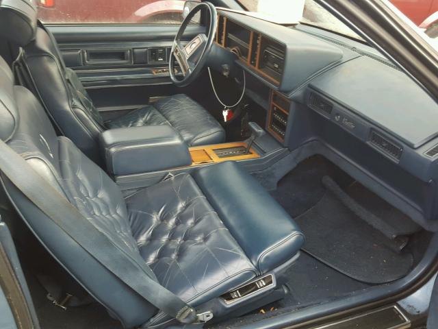 1G6EL1155JU614617 - 1988 CADILLAC ELDORADO BLUE photo 5