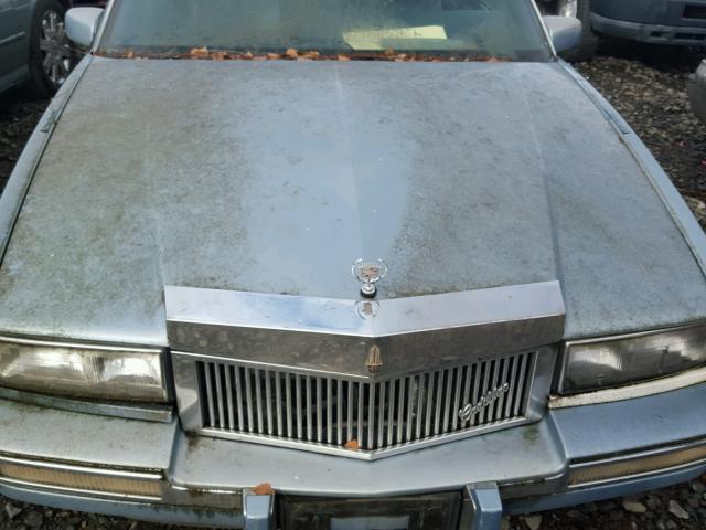 1G6EL1155JU614617 - 1988 CADILLAC ELDORADO BLUE photo 7