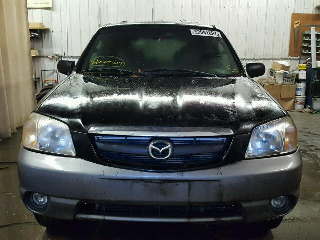 4F2CU08112KM57258 - 2002 MAZDA TRIBUTE LX BLACK photo 9