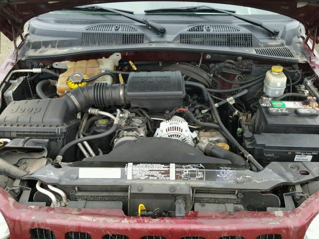 1J4GL58K92W136288 - 2002 JEEP LIBERTY LI BURGUNDY photo 7