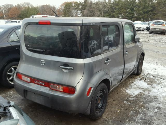 JN8AZ2KR3AT163764 - 2010 NISSAN CUBE BASE GRAY photo 4