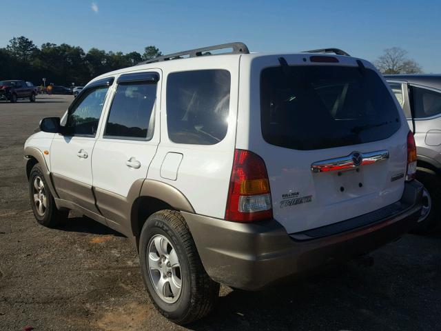 4F2CZ061X4KM18515 - 2004 MAZDA TRIBUTE ES WHITE photo 3