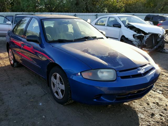 1G1JF52F347148943 - 2004 CHEVROLET CAVALIER L BLUE photo 1