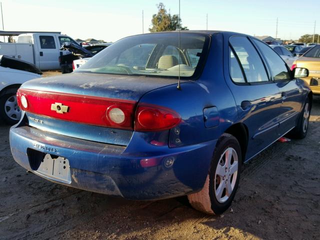 1G1JF52F347148943 - 2004 CHEVROLET CAVALIER L BLUE photo 4