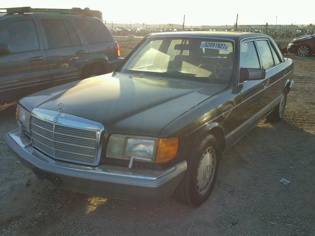 WDBCA35D6JA414272 - 1988 MERCEDES-BENZ 420 SEL BLACK photo 2