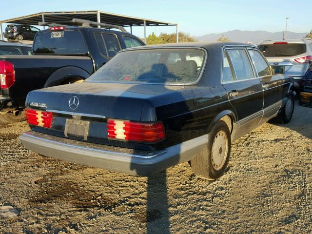 WDBCA35D6JA414272 - 1988 MERCEDES-BENZ 420 SEL BLACK photo 4