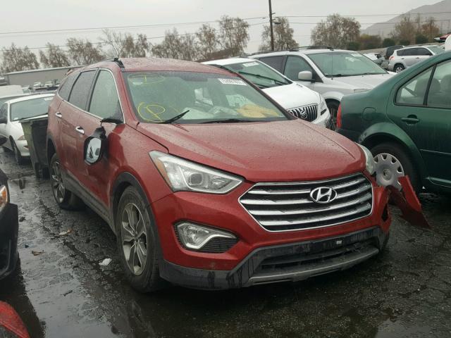 KM8SM4HF8EU045390 - 2014 HYUNDAI SANTA FE G RED photo 1