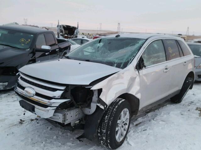 2FMDK4KC1CBA09511 - 2012 FORD EDGE LIMIT SILVER photo 2